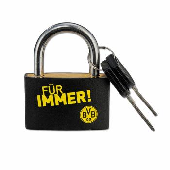 Borussia Dortmund BVB Vorhängeschloss Für immer BVB